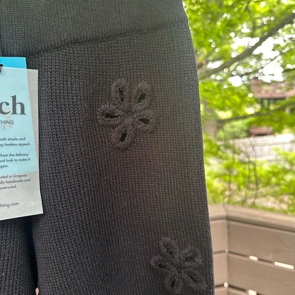 Tach Clothing Lila Pant Knit Floral Cut Outs - Picture 13 of 15